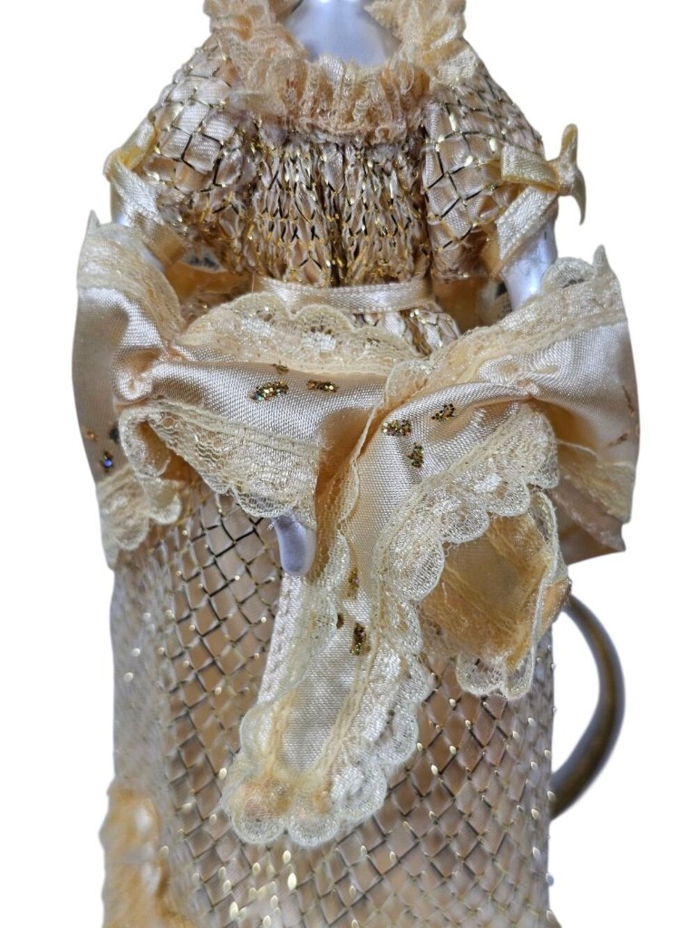 Kurt S. Adler The Mystique Collection Glass Ornament 8" Lady Victorian Dress VTG - Picture 4 of 9